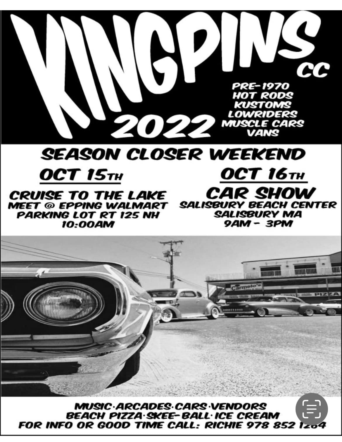 Classic Car Show with the KingPins Car Club Gracie's Bar & Grill